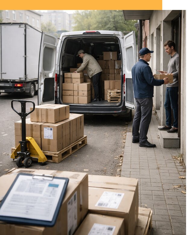 Доставка грузов от двери до двери с таможней от 46035 руб.