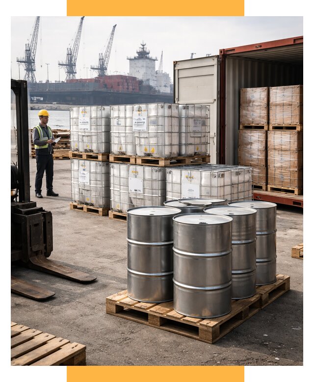 Доставка химического сырья из Индии от 255750 р. | СетСервис-Влк