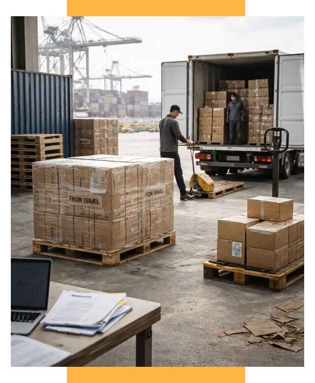 Доставка грузов из Израиля от 15345 р., логистика от СетСервис-Влк