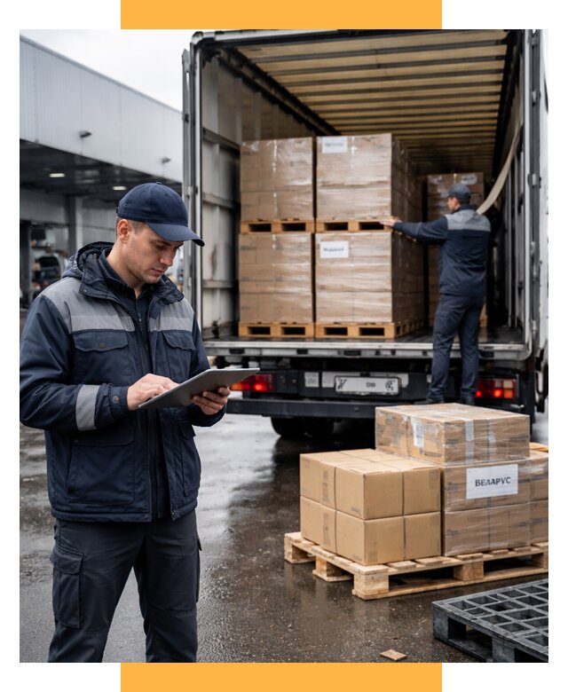 Доставка грузов из Беларуси от 15345 р. логистика СетСервис-Влк