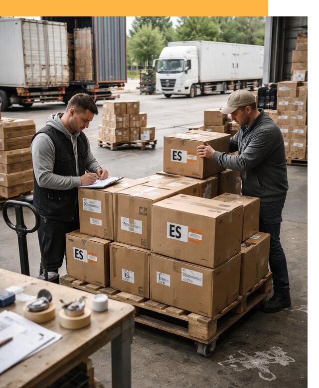 Доставка грузов в Испанию автотранспортом от 35805 руб