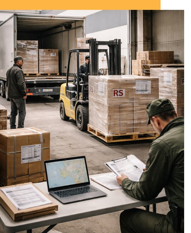 Доставка грузов в Сербию от 46035 руб, международные перевозки