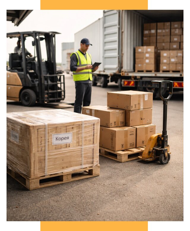 Доставка грузов в Корею из России от 35805 р. | СетСервис-Влк