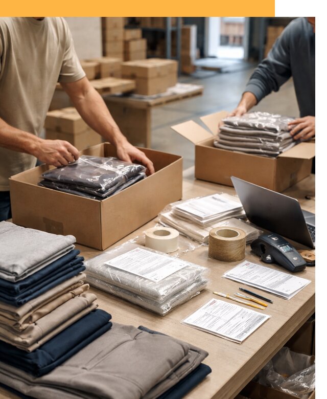 Перевозка одежды по миру от 7673 руб. с таможенным оформлением