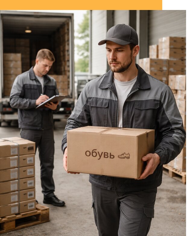 Международная перевозка обуви с таможенным оформлением от 4604