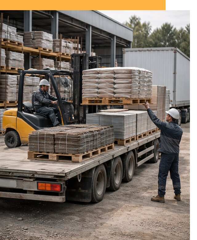 Перевозка строительных материалов по миру от 5627 руб