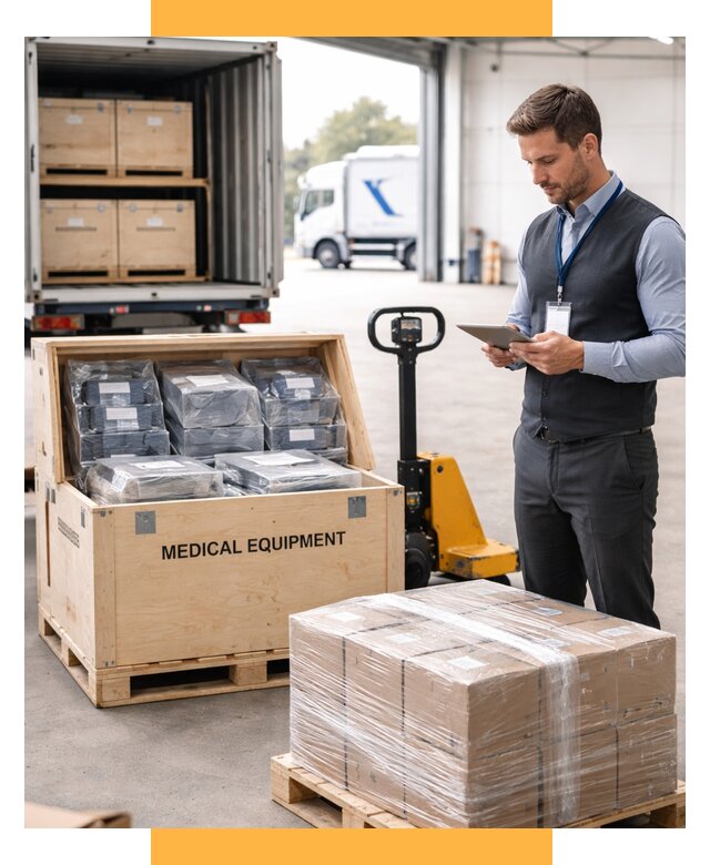 Перевозка медицинского оборудования от 15345 р. в СетСервис-Влк