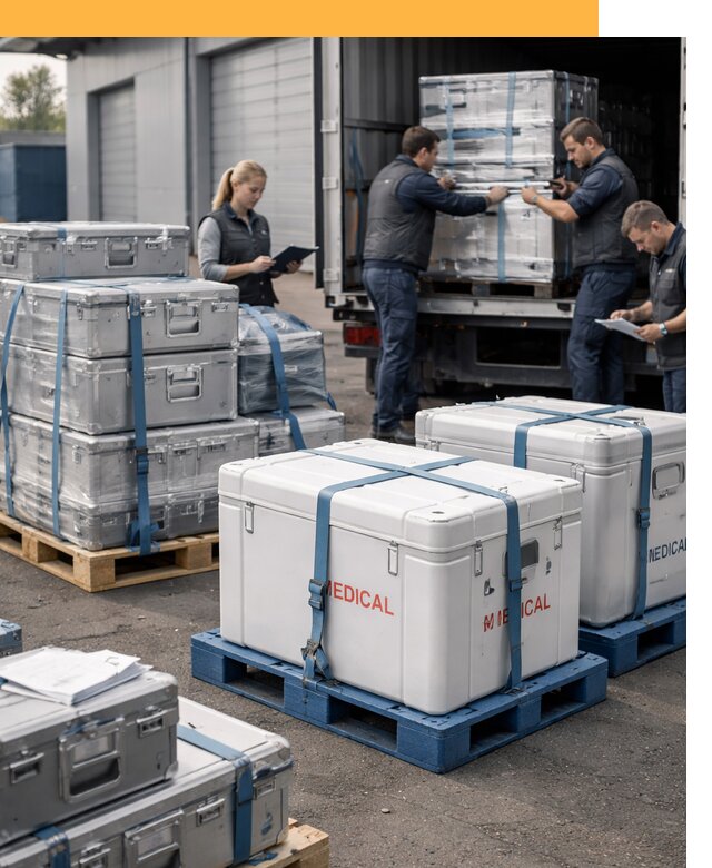 Перевозка медицинского оборудования по всему миру от 15345 руб