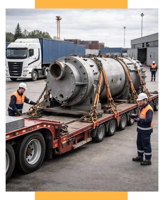 Перевозка тяжеловесных грузов под ключ от 153450 р. | СетСервис-Влк