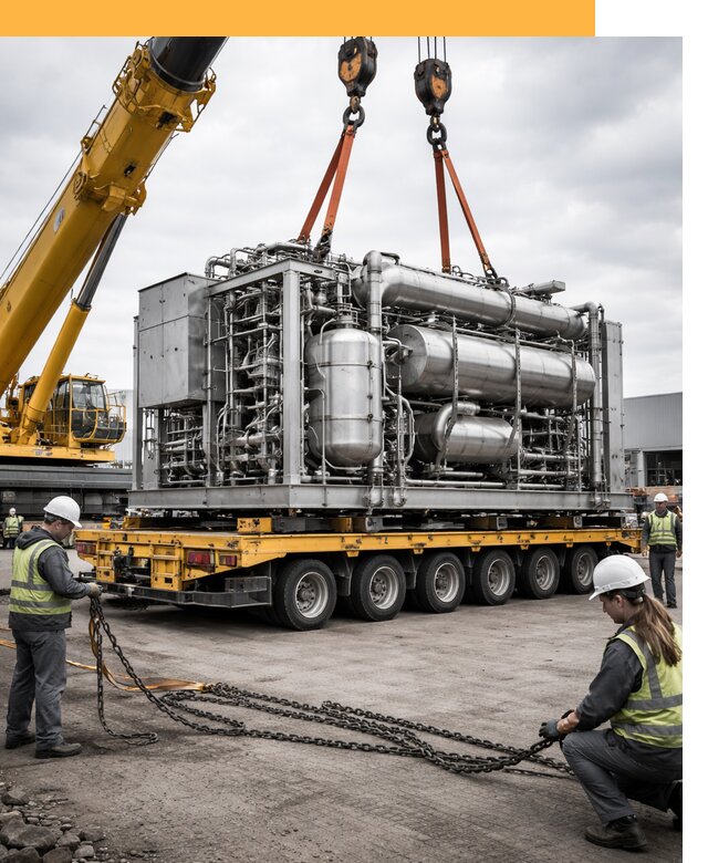 Перевозка тяжеловесных грузов по миру от 153450 руб