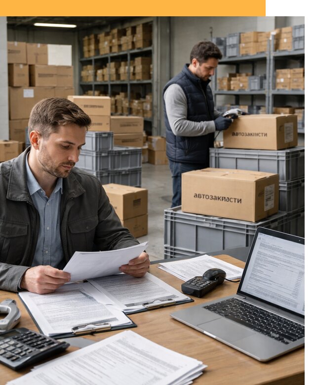 Таможенное оформление автозапчастей по выгодным тарифам от 8696