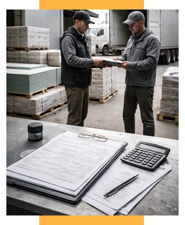 Таможенное оформление стройматериалов от 8696 р. | СетСервис-Влк